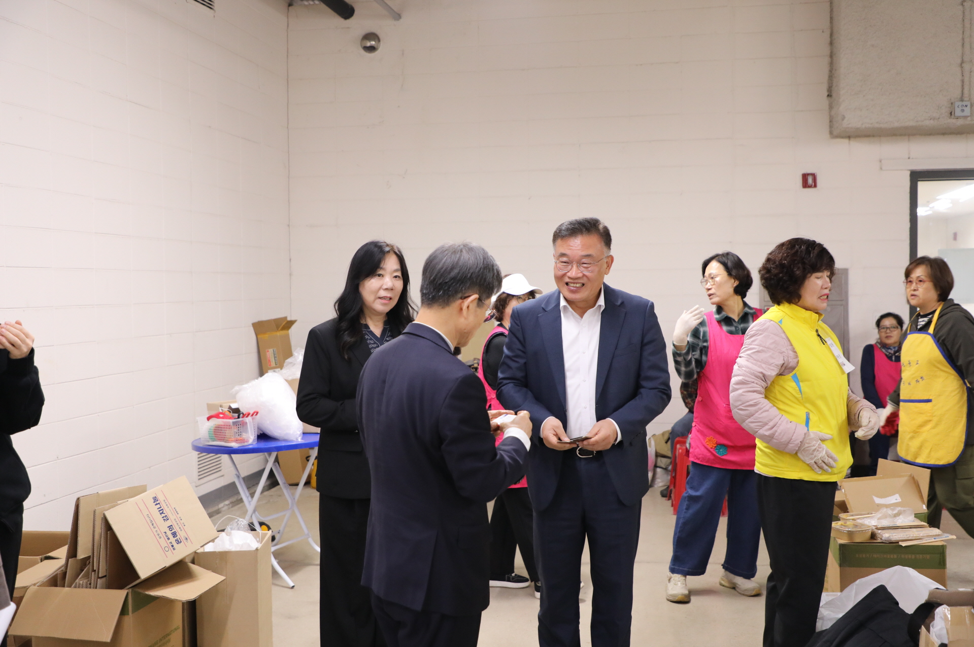 원불교 수원교당 취약계층 김치 후원 전달식