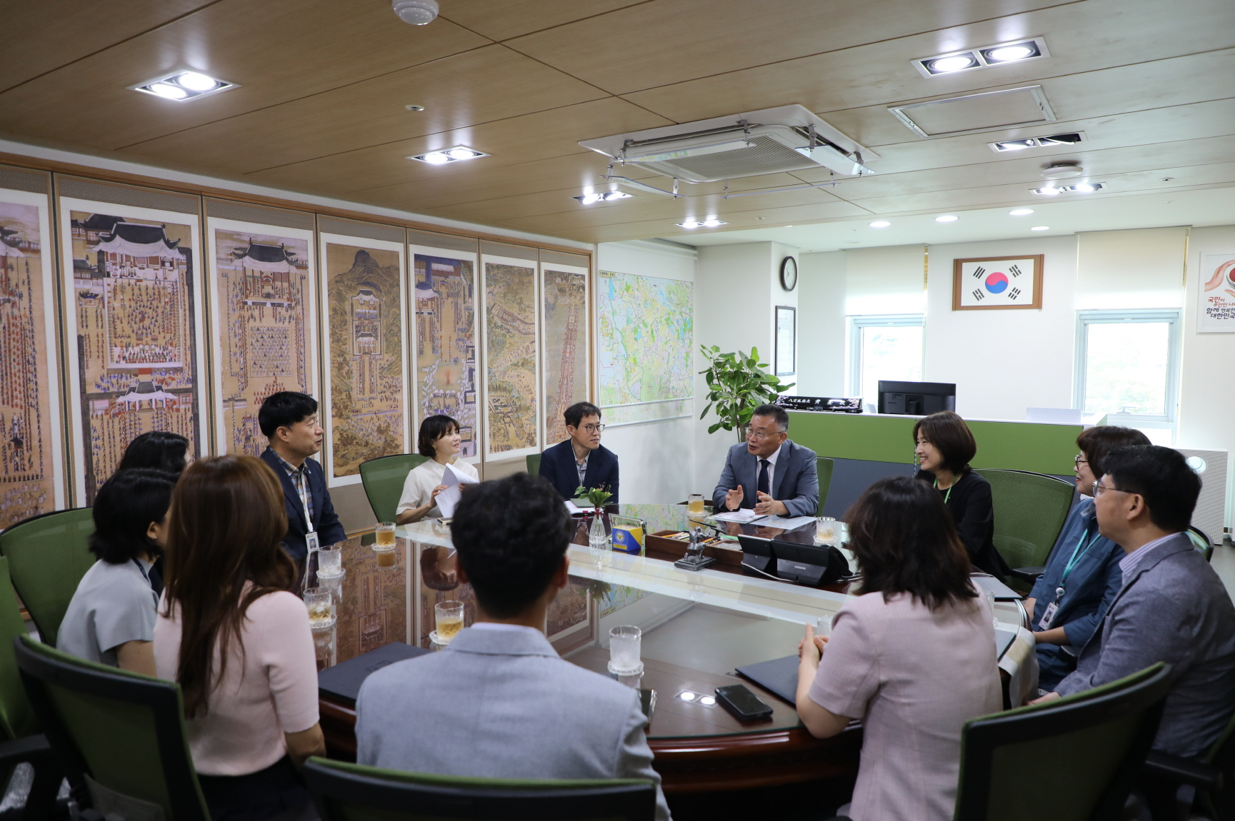 5급 전보, 6급 보직자 임용장 교부