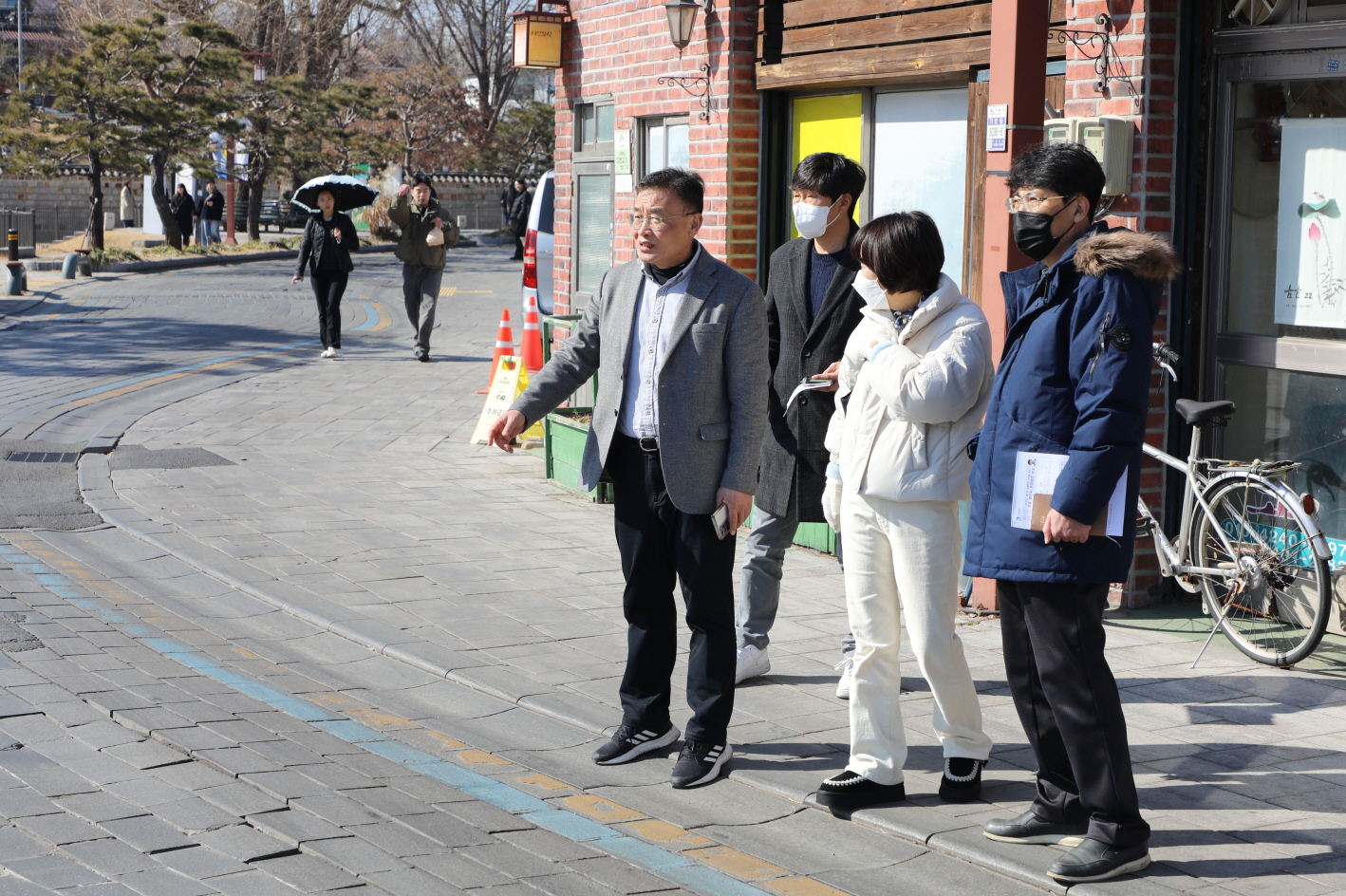 행궁동 차없는거리 현장방문